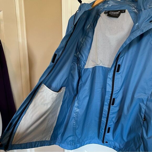 Mossi Blue Women's Sprint Windbreaker Jacket Large - Picture 7 of 12